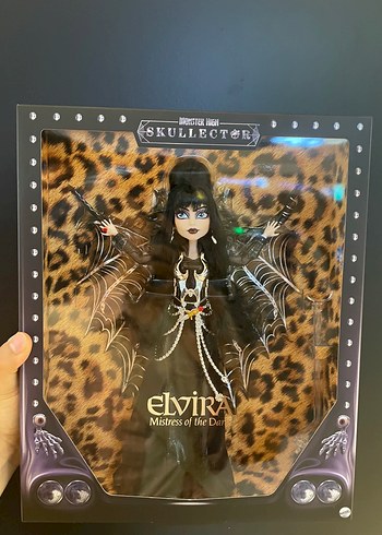 Elvira SKULLECTOR Koyu Siyah Bebek