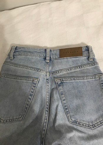 26 Beden mavi Renk Gri Midi Boy Denim Kadın Jean