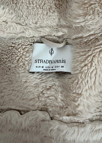 Stradivarius  Kürklü Deri Kadın Ceket - Görsel 4