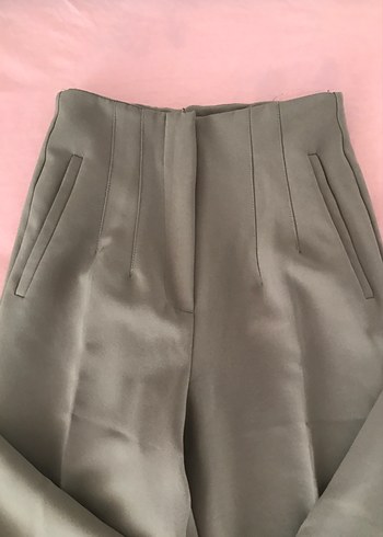 Diğer Bej Midi Kadın Kumaş Pantolon