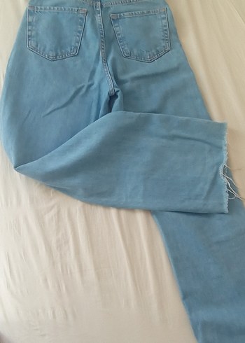 Mavi Midi Boy Denim Kadın Jean - Görsel 3