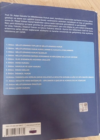 Milletlerarası Hukuk Kitabı - Aslan Gündüz - Görsel 3