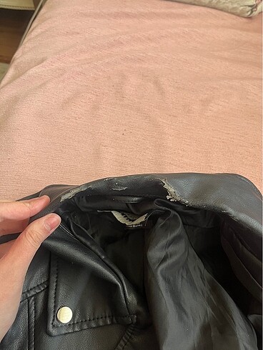 l Beden siyah Renk Pull&Bear Deri Ceket