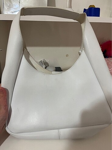 Beyaz Kol Çantası
