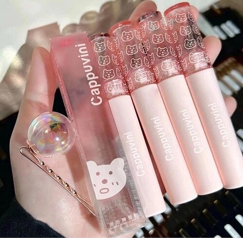 pink bear lip glaze