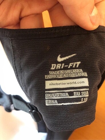 s Beden beyaz Renk Orijinal Nike Spor Sütyeni