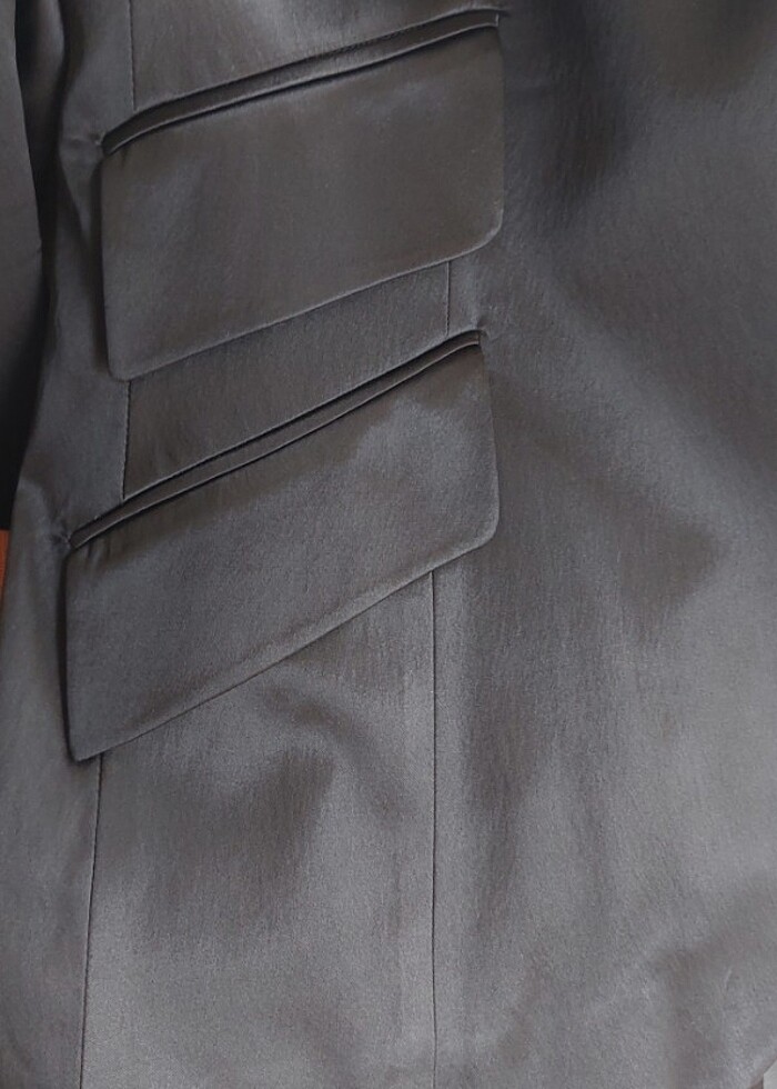 Saten abiye ceket - Görsel 2