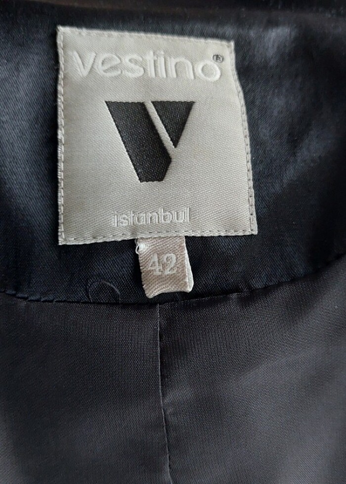 Saten abiye ceket - Görsel 5