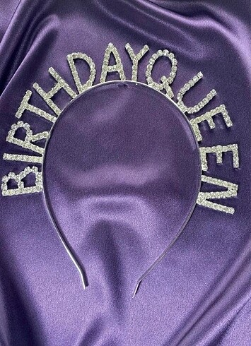 Birthday Queen taşlı doğum günü tacı