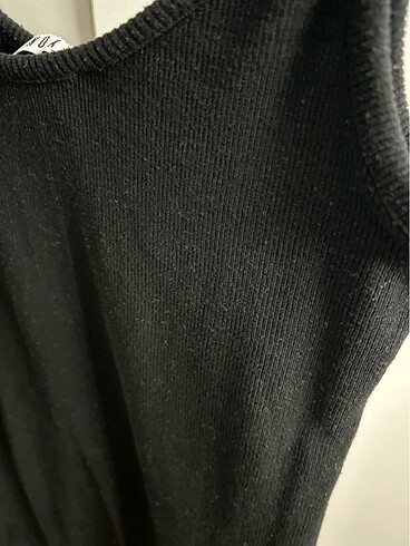 universal Beden siyah Renk Fermuar detaylı Mini elbise