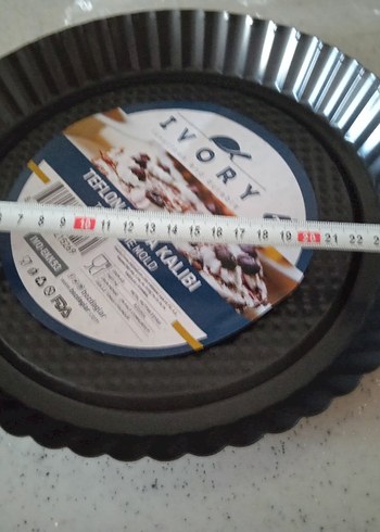 26 cm Siyah Teflon Turta Kalıbı - Görsel 4