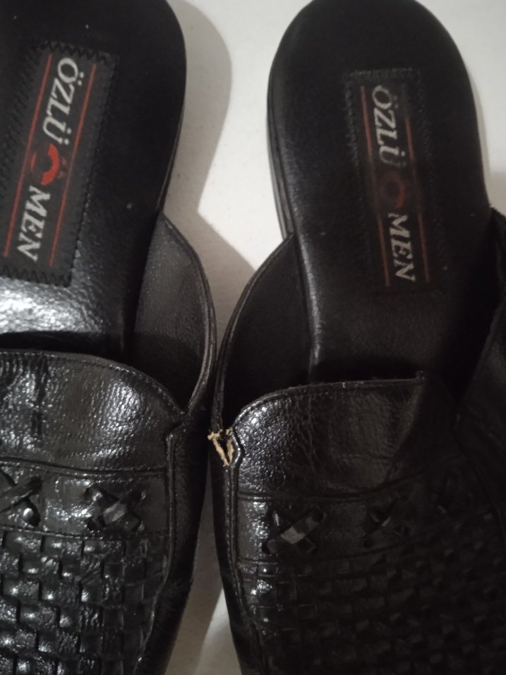 Siyah Erkek Ev Terliği - Görsel 2