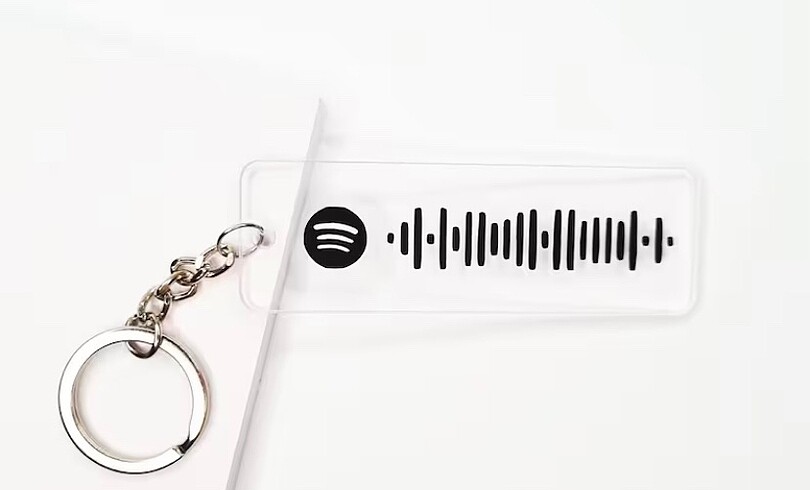 Beden Spotify barkodlu anahtarlık