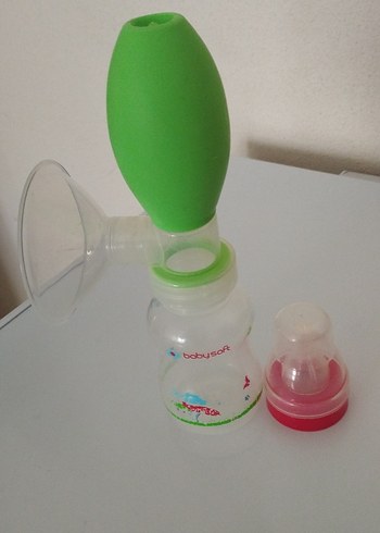 Baby Soft kırmızı Göğüs Pompası 125 ml - Görsel 2