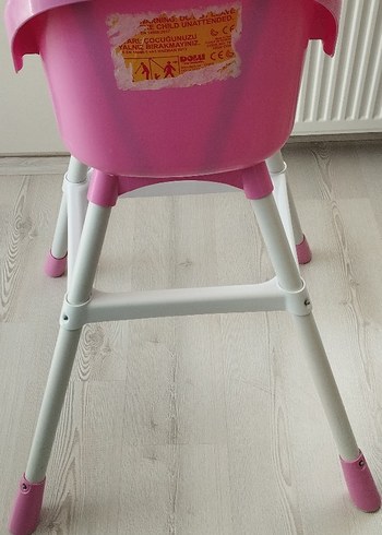 Pembe Pastel Bebek Mama Sandalyesi - Görsel 4