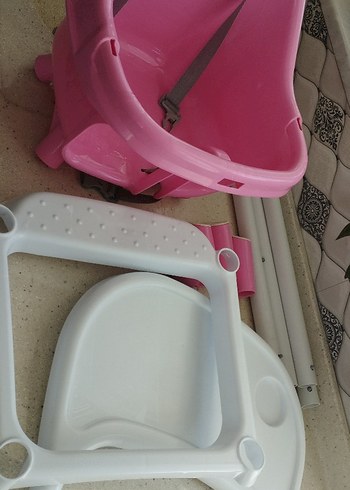 Pembe Pastel Bebek Mama Sandalyesi - Görsel 8