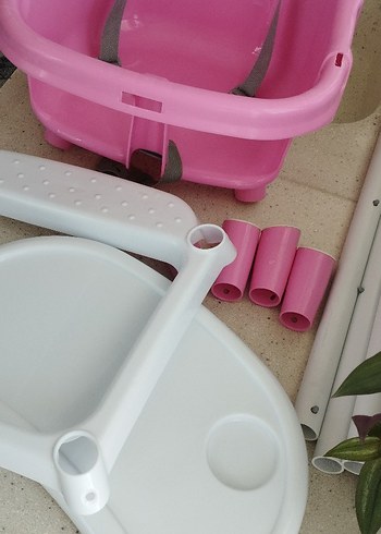 Pembe Pastel Bebek Mama Sandalyesi - Görsel 7