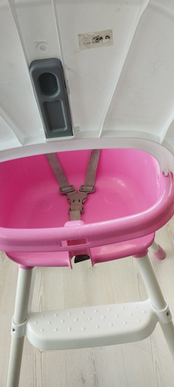 Pembe Pastel Bebek Mama Sandalyesi - Görsel 5