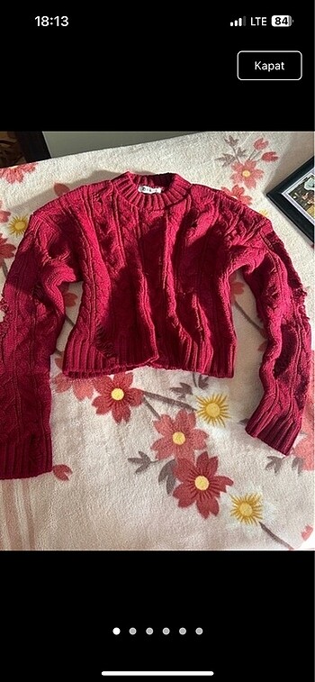 36 Beden Crop kot ceket