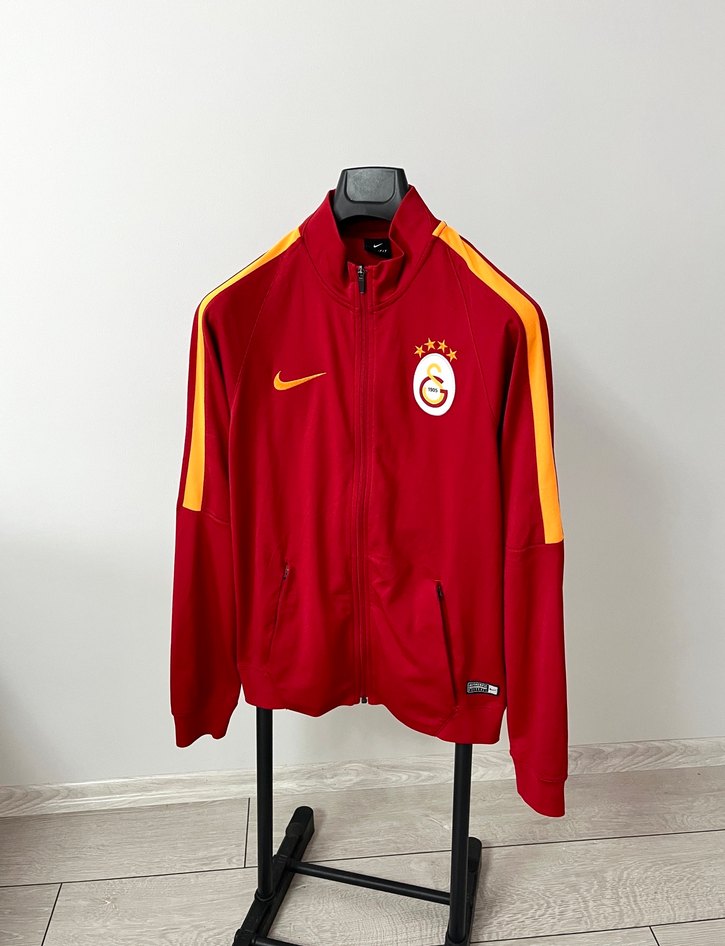 Kırmızı Galatasaray Nike Fermuarlı Sweatshirt - Görsel 3