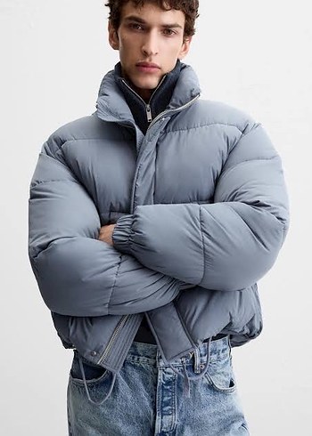 Zara sıfır etiketli orijinal şişme mont - Görsel 5