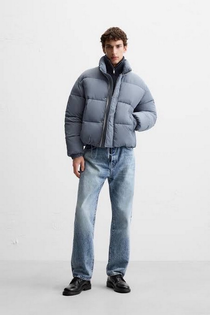 Zara sıfır etiketli orijinal şişme mont - Görsel 4