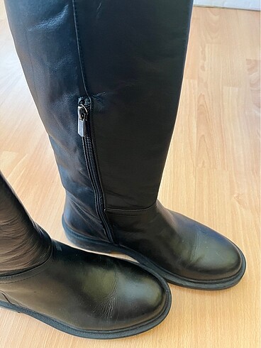 39 Beden siyah Renk Nine West Hakiki deri çizme 39