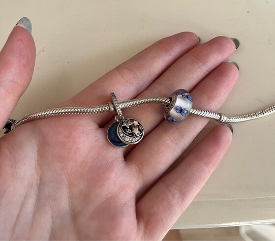  Beden beyaz Renk pandora charm
