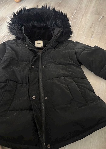 Koton Suni Kürklü kapüşonlu Siyah Kadın Şişme Mont - Görsel 5