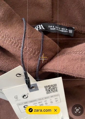 Zara Kahverengi Kapüşonlu Sweatshirt - Görsel 2