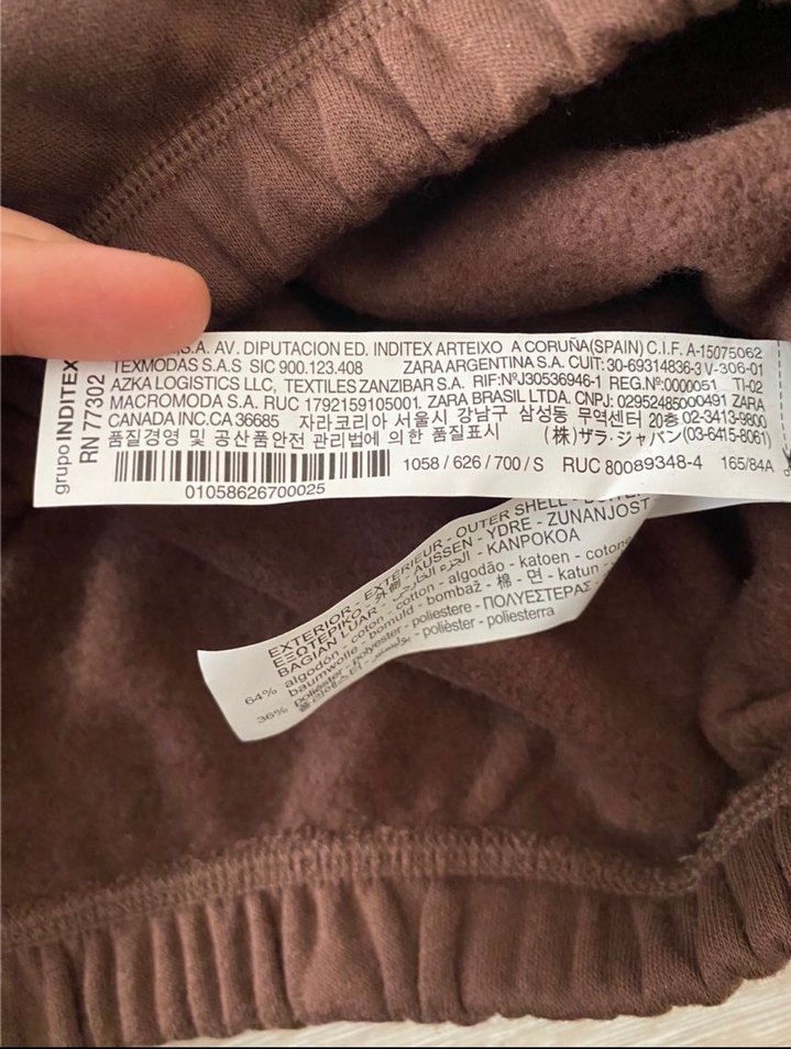 Zara Kahverengi Kapüşonlu Sweatshirt - Görsel 3