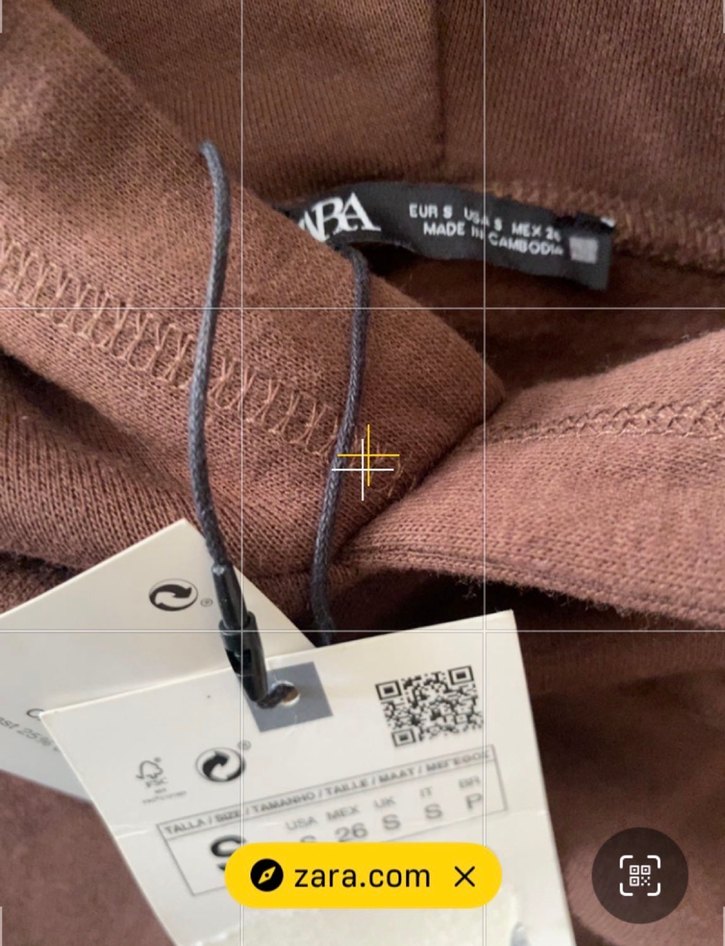 Zara Kahverengi Kapüşonlu Sweatshirt - Görsel 2