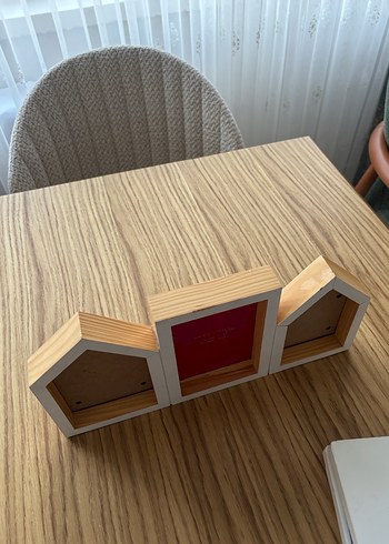 Zara home Beyaz Üçlü Ev Şeklinde Çerçeve - Görsel 3