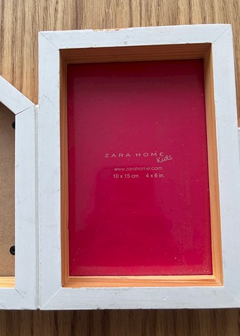 Zara home Beyaz Üçlü Ev Şeklinde Çerçeve - Görsel 2