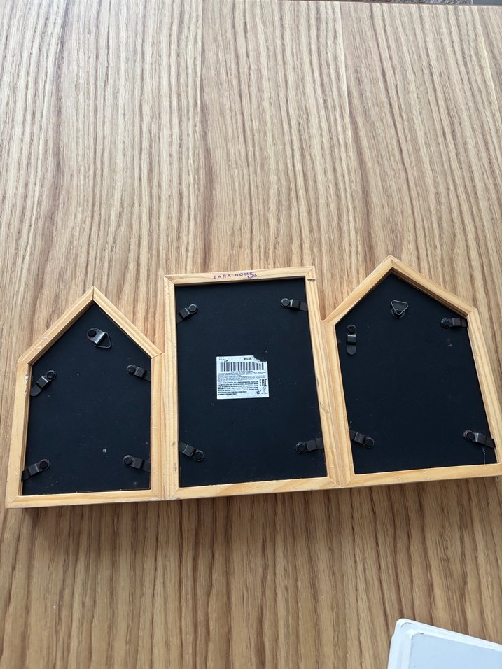 Zara home Beyaz Üçlü Ev Şeklinde Çerçeve - Görsel 4