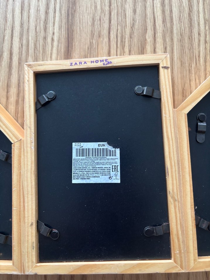 Zara home Beyaz Üçlü Ev Şeklinde Çerçeve - Görsel 5