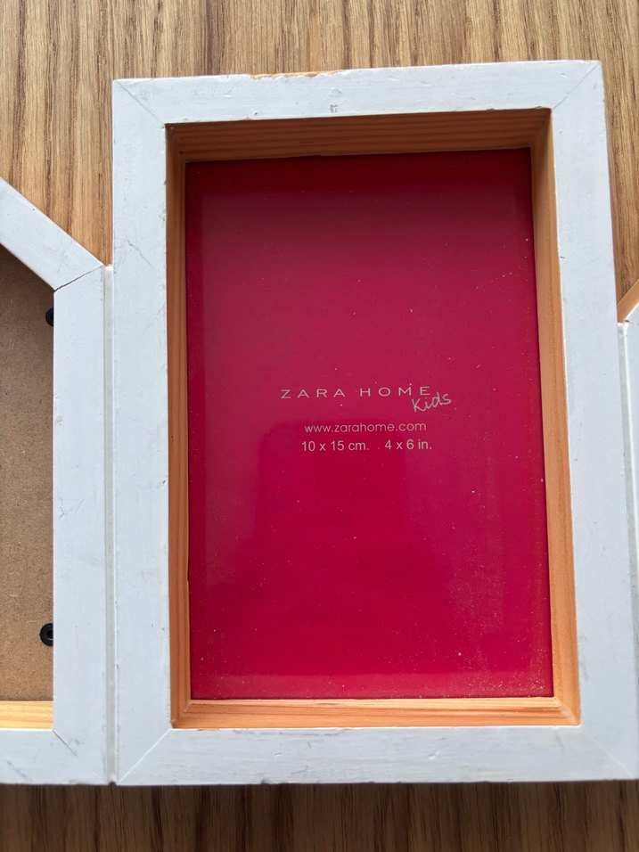 Zara home Beyaz Üçlü Ev Şeklinde Çerçeve - Görsel 2