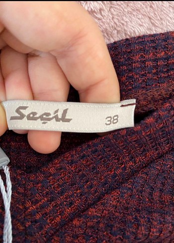 Seçil Bordo V Yaka Kadın Salaş Kazak - Görsel 5