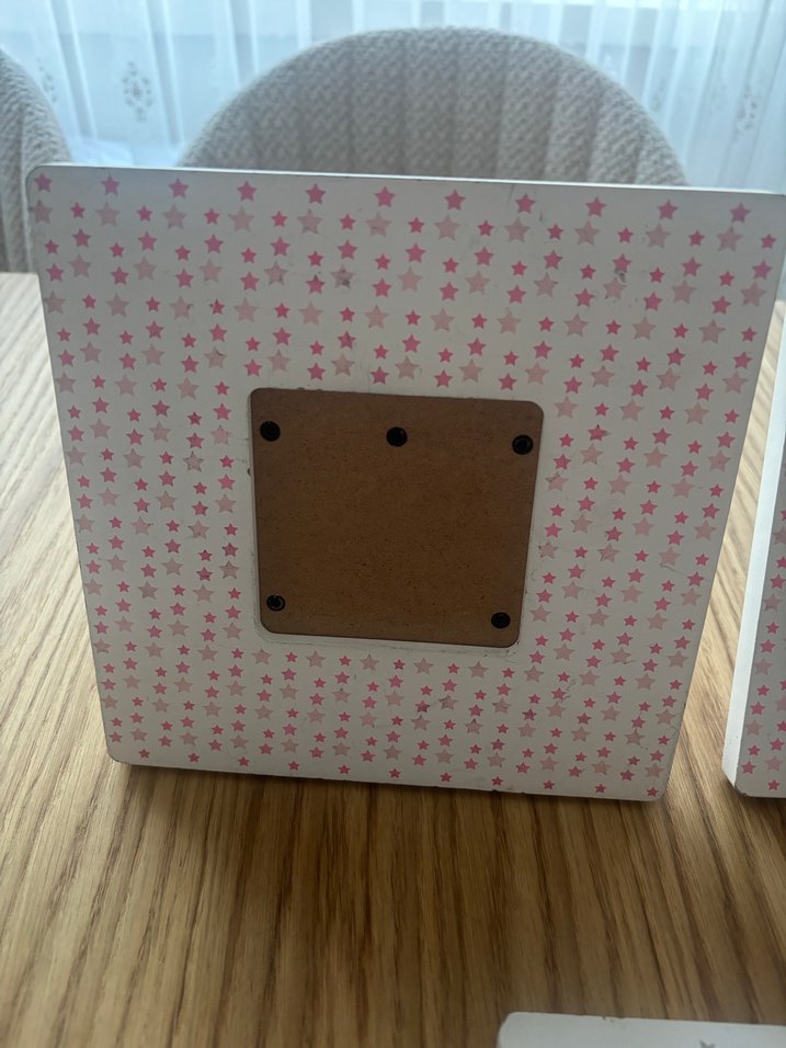 Beyaz Yıldız Desenli Çerçeve Seti - Görsel 4