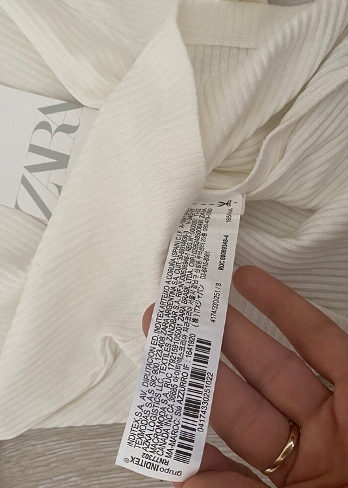 2 li Zara crop mini üst - Görsel 4