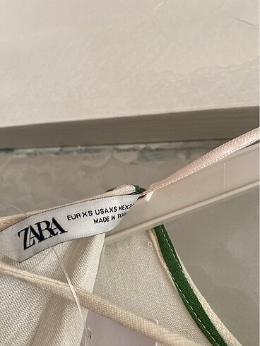 Zara desenli keten elbise - Görsel 7