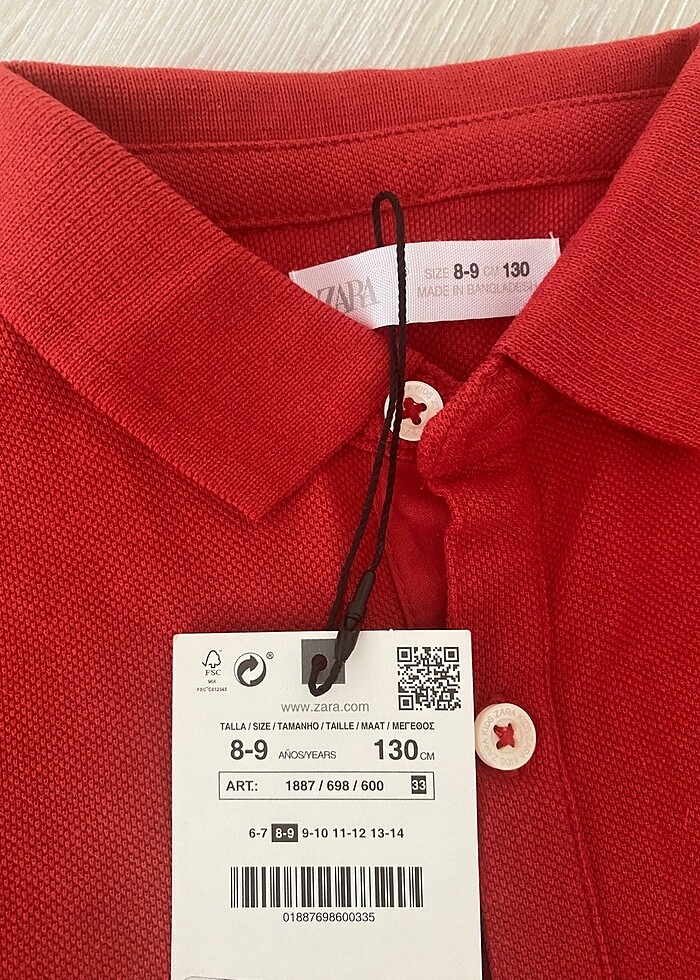 Zara Erkek çocuk ikili polo tshirt - Görsel 3