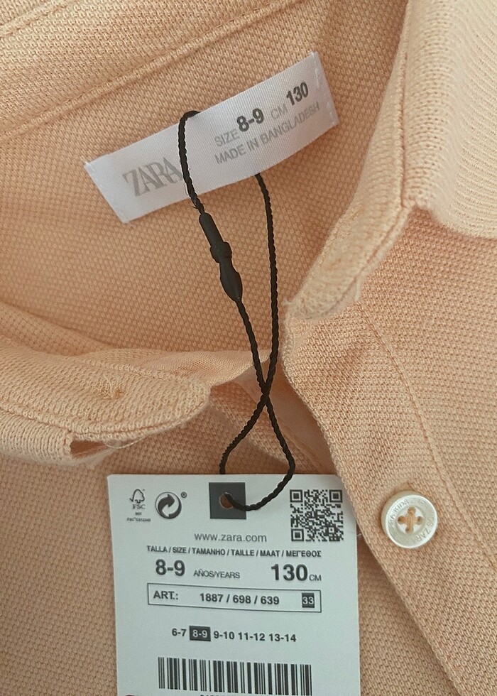 Zara Erkek çocuk ikili polo tshirt - Görsel 4