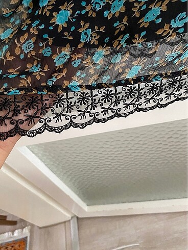 Truvakar kol büyük beden şifon tunik - Görsel 6