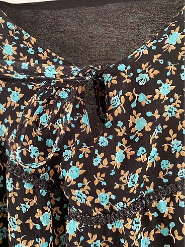 Truvakar kol büyük beden şifon tunik - Görsel 8