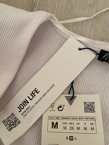 Zara ballon kol crop top - Görsel 7