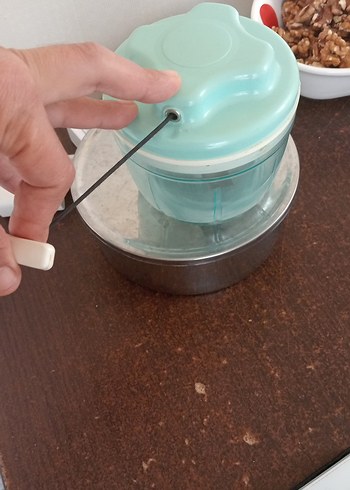 Nostaljik Turkuaz Renkli Mini Doğrayıcı - Görsel 3