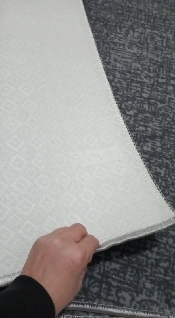 Gri Düz Modern Halı - Görsel 2