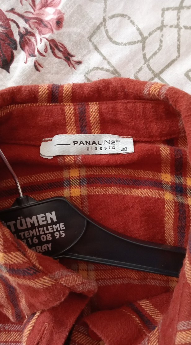 Kadın Kırmızı Uzun Düğmeli Gömlek - Görsel 3