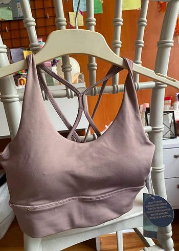 Bej İnce Askılı Kadın Spor Üstü - Görsel 2